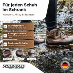 Fibertec Shoe Wax Pflege & Imprägnierung geeignet für