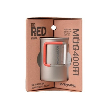 Evernew Ti (RED) Mug 400 FH inkl. Verpackung