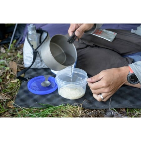 Evernew Ti 520 cup NH Titantasse im Einsatz