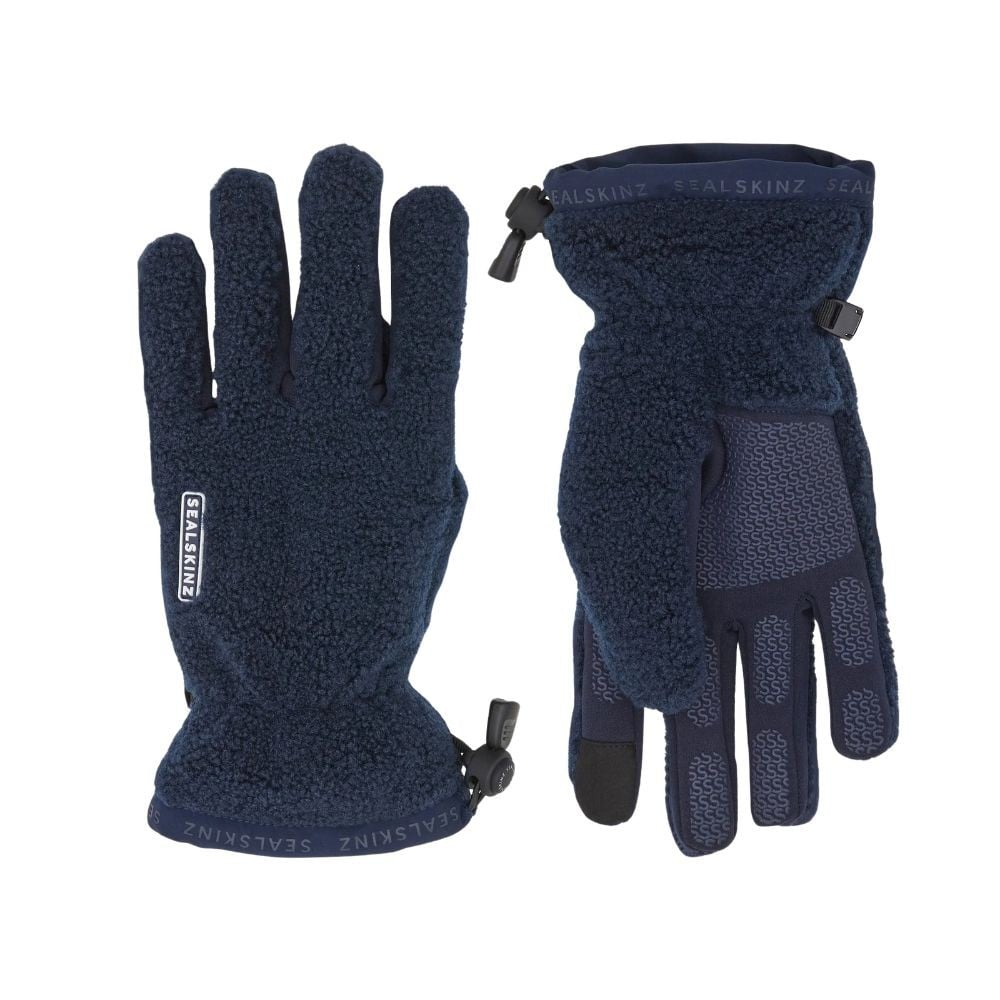 SealSkinz Hoveton WP Sherpa Fleece Glove Navy Paar