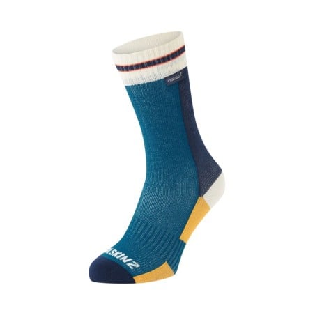 Sealskinz Billockby Mid Length Lightweight Cycling Socks Blau Frontansicht