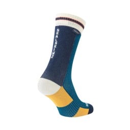 Sealskinz Billockby Mid Length Lightweight Cycling Socks Blau Rückansicht