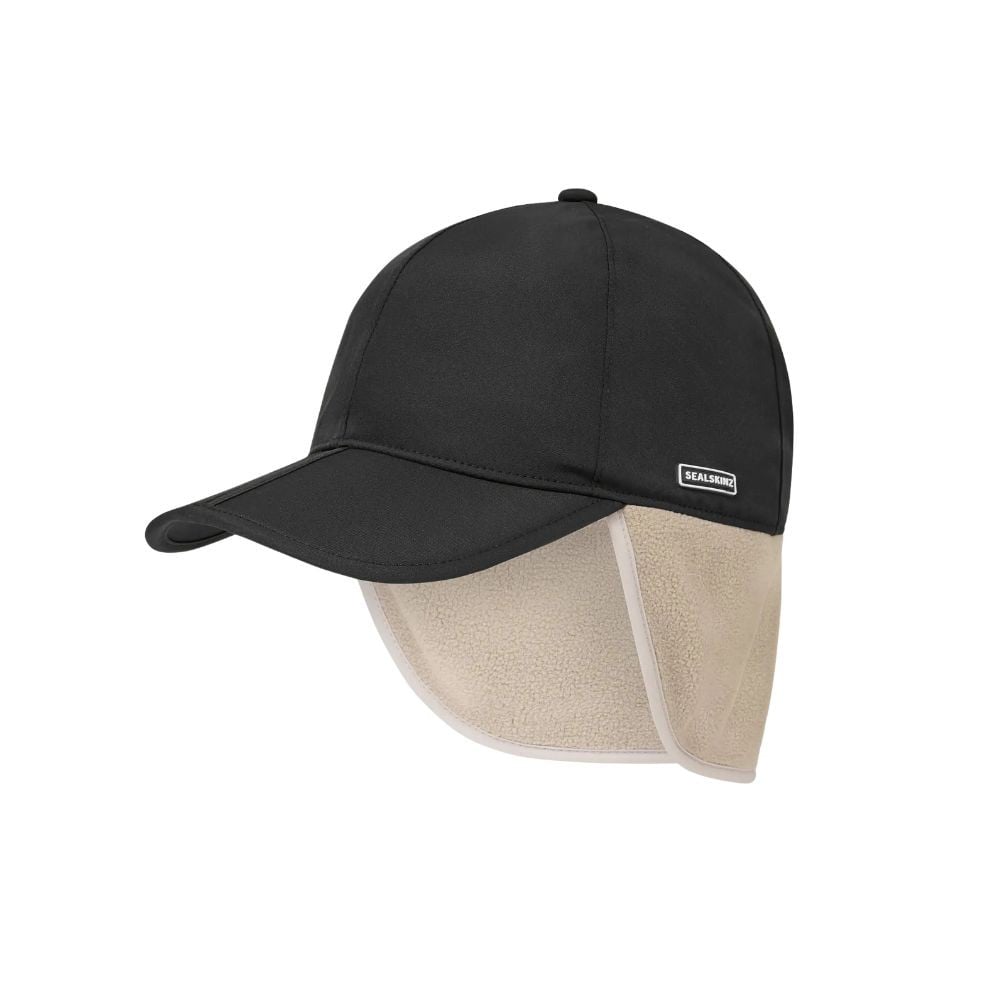 Sealskinz Cantley Wasserdiche Kappe Schwarz Halbseitenansicht