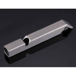 NiteCore NWS 10 Titan Notsignalpfeife auf schwarzem Untergrund