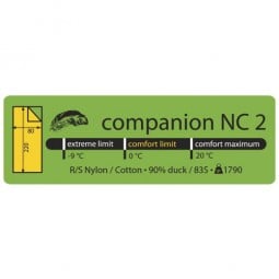 Lowland Companion NC2 Schema Temperaturbereich