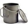 Toaks Titanium 750ml Pot mit Deckel - der hilft, unterwegs Energie zu sparen