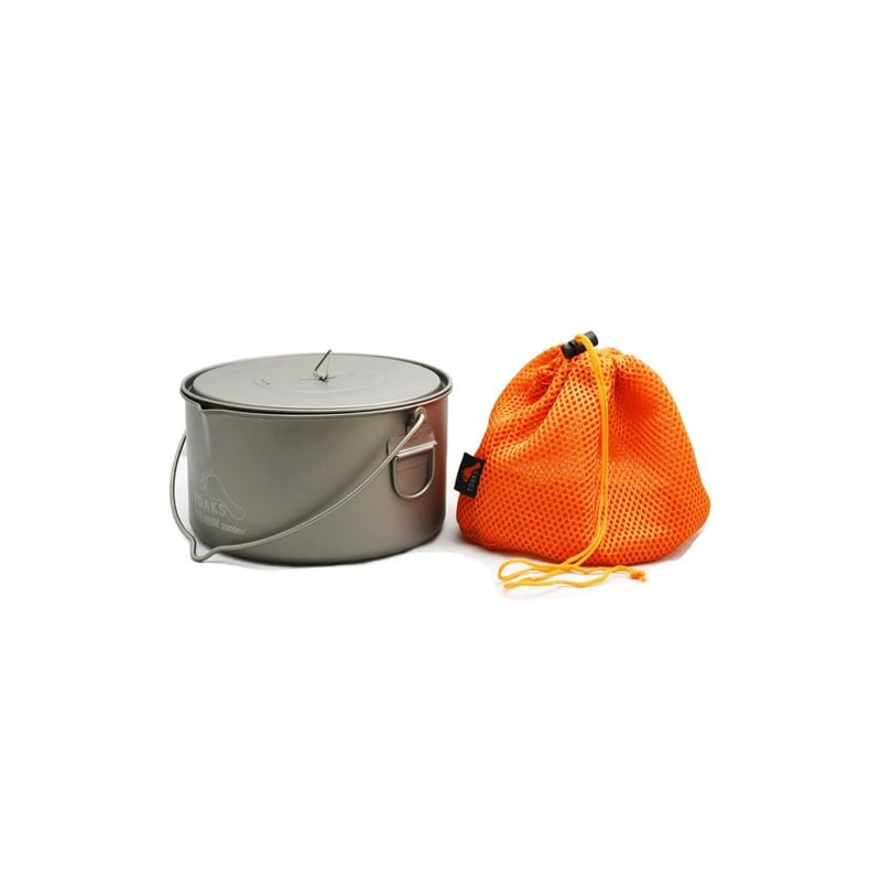 Toaks Titanium 2000ml Pot mit Henkel Toaks Titanium 2000ml Pot mit Henkel
