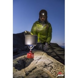 MSR Pocket Rocket 2 Stove beim abendlichen Kochen