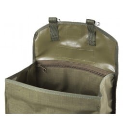 Savotta Jäger S Tagesrucksack grün Detailansicht offener Deckel