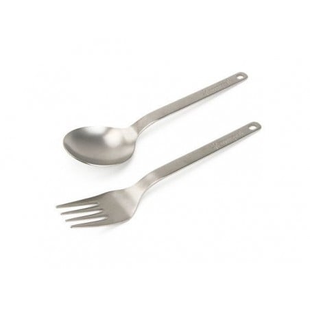 Snow Peak Titanium Fork & Spoon Set Snow Peak Titanium Fork & Spoon Set