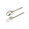 Snow Peak Titanium Fork & Spoon Set Unterseite