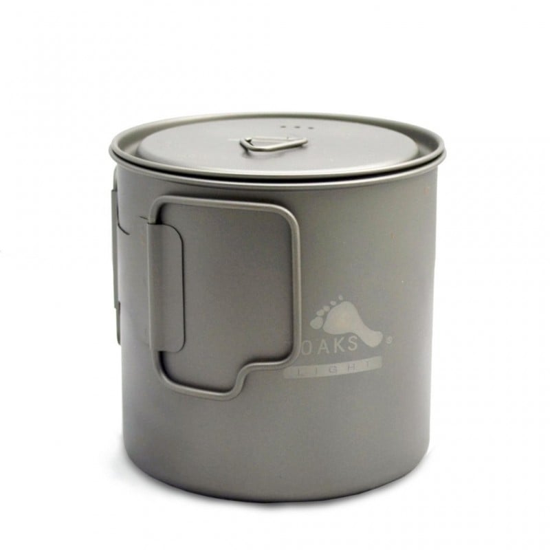 Toaks Light Titanium 650 - ultraleichter Topf mit Klappgriffen Toaks Light Titanium 650 - ultraleichter Topf mit Klappgriffen