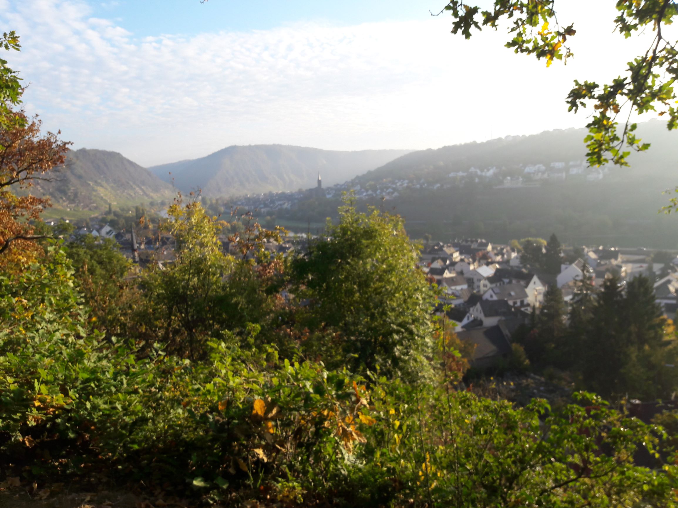 Start Koberner Burgpfad Aussicht