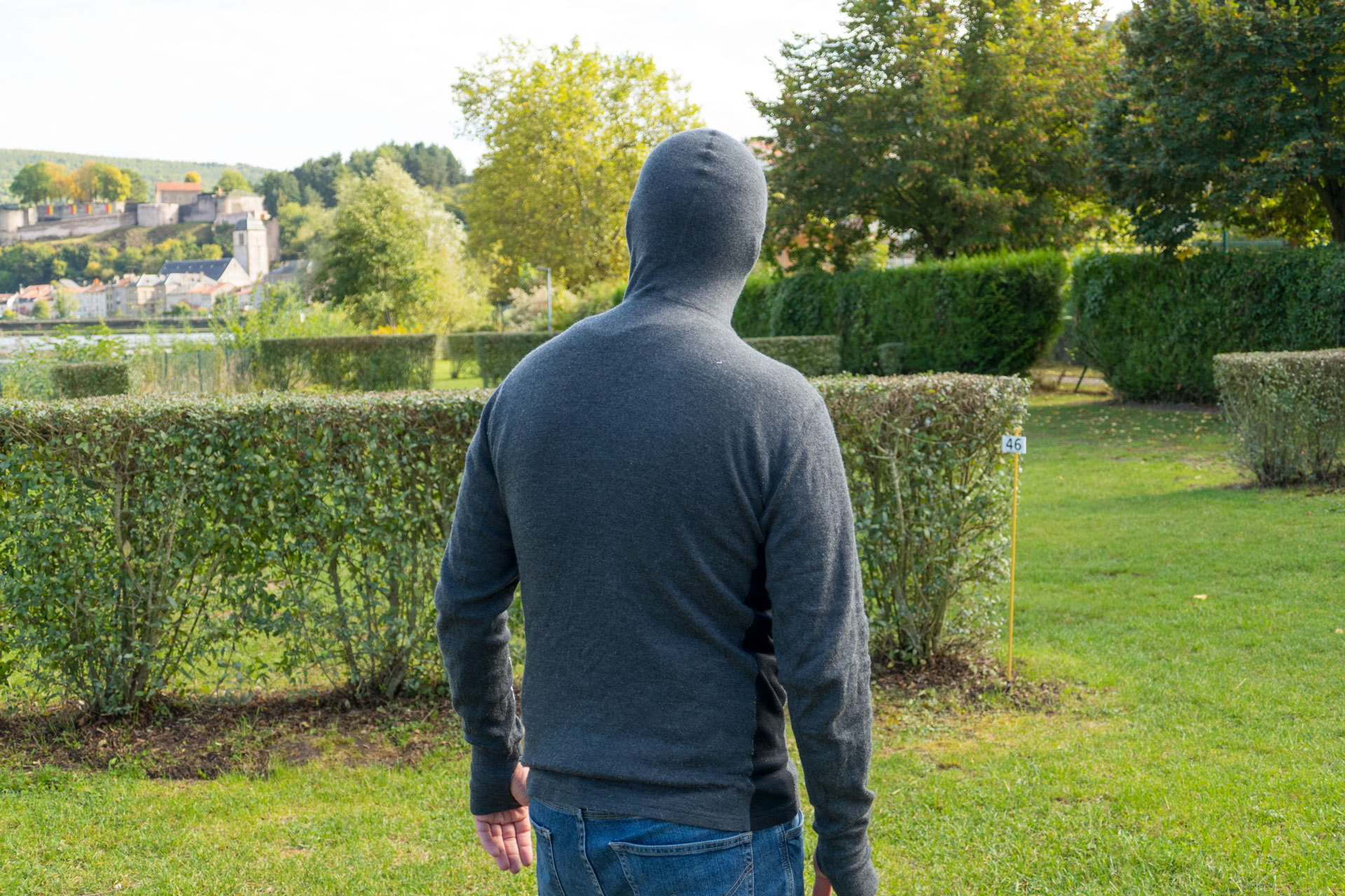 Rückansicht vom Warmwool Hooded Sweater