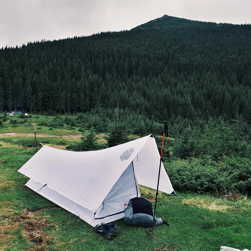 Liteway Simplex Shelter und Tarp im Einsatz