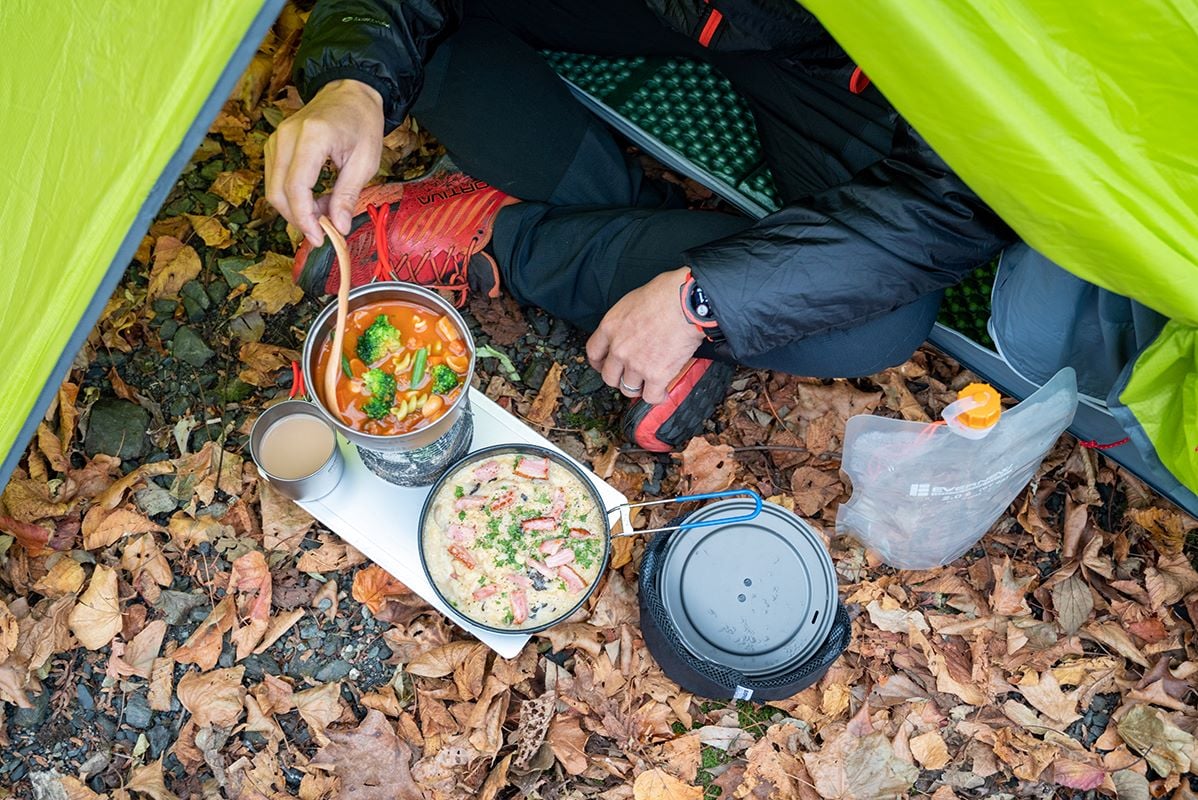 Am besten schmecken vielseitige Trekkingmahlzeiten