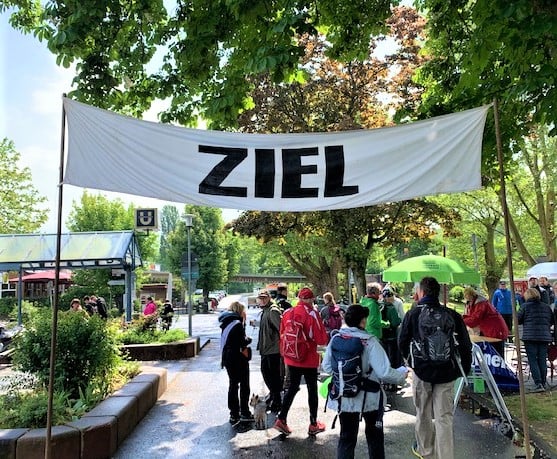 Zieleinlauf in Bad Honnef