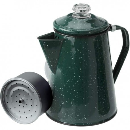 GSI Emaille Percolator mit Siebeinsatz