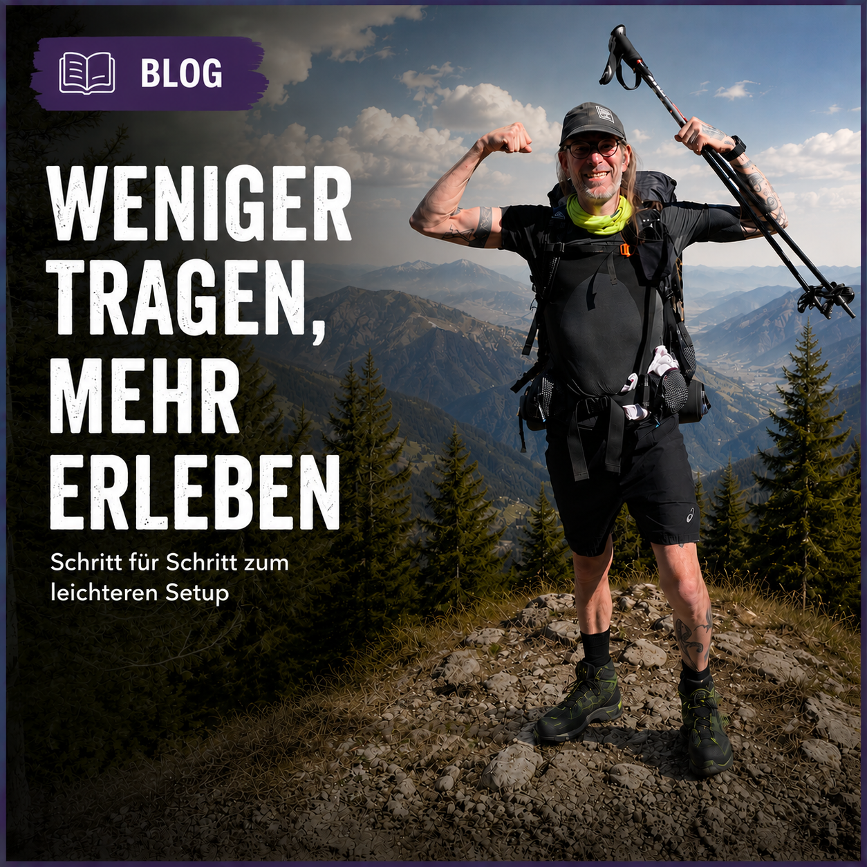 Dirks Tipps für einen leichten Ruckack. 
