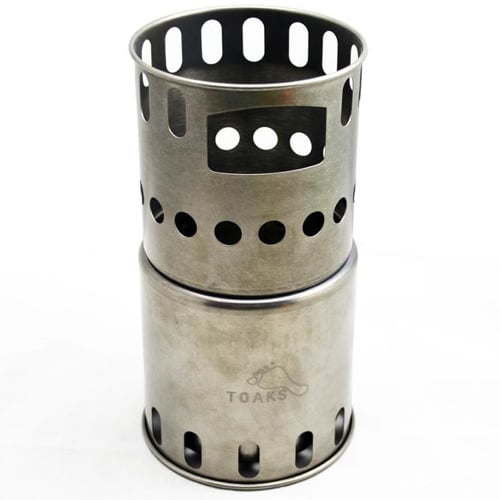 Toaks Titanium Backpacking Wood Burning Stove