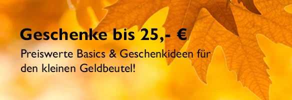 Geschenke bis 25 Euro