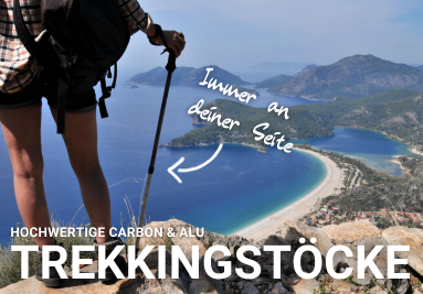 Ultraleichte Trekkingstöcke und Trailrunning Stöcke