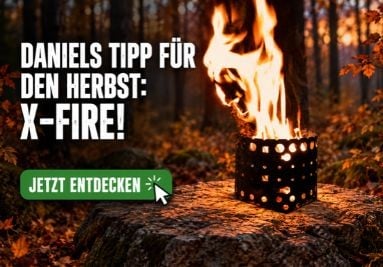 X-Fire als Feuerschale für den Herbst. 